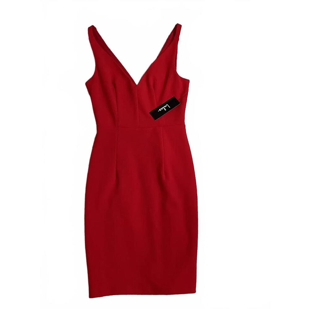 Lulus Red Bodycon Mini Dress Sleeveless Holiday Cocktail Party Women's Size XS